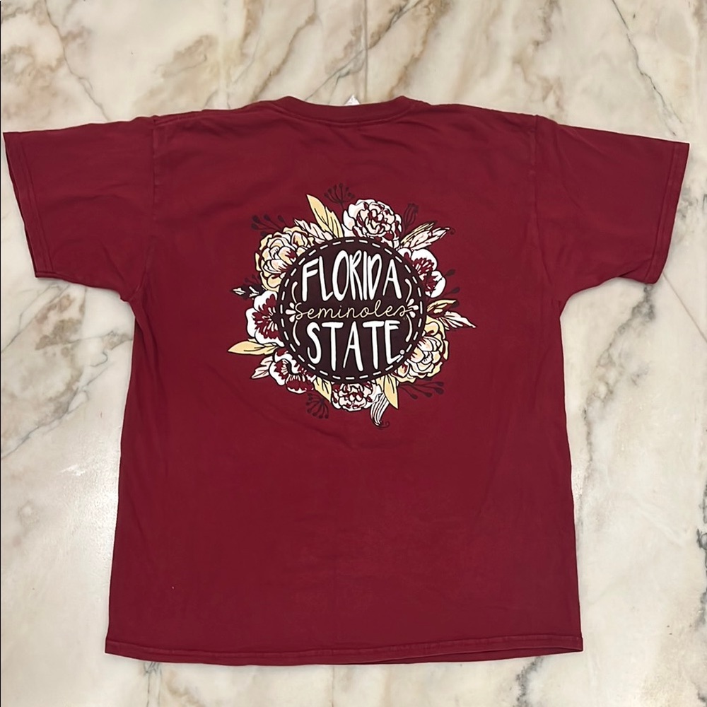 Maroon garnet FSU Florida State Seminoles Kids T-Shirt size Large